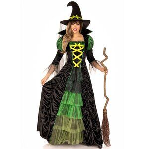 Storybook Witch Costume – 2-Piece Classic Women’s Halloween Outfit